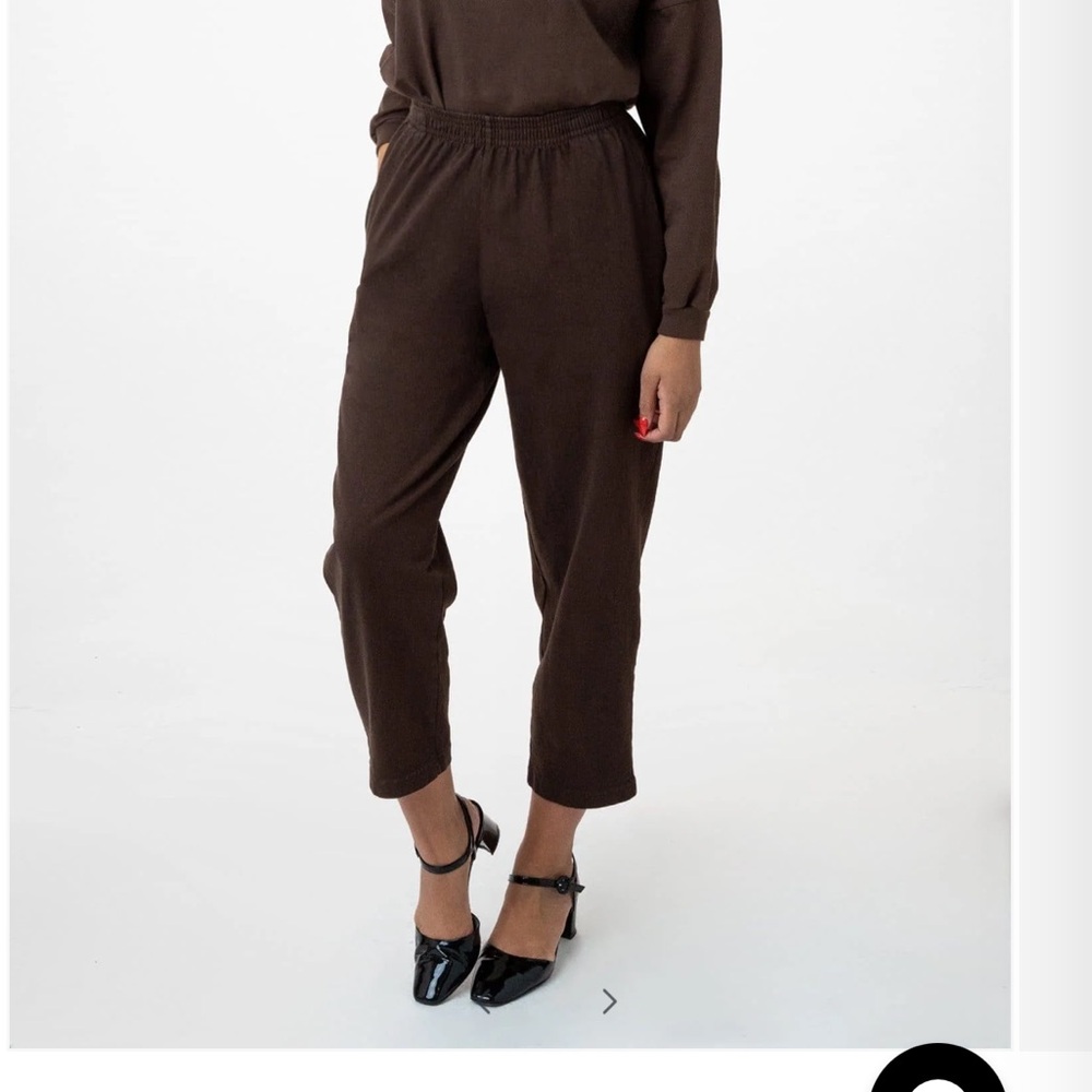 Los Angeles Apparel Heavy Jersey Garment Dye Casual Pants